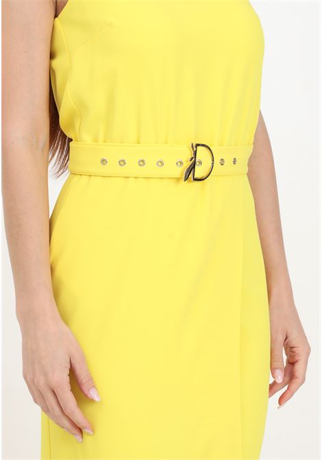 Long yellow twill women's dress PATRIZIA PEPE | 2A2786/A405Y447